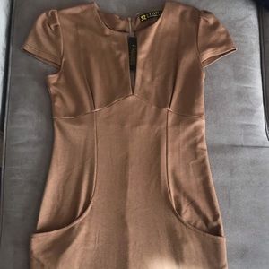 Tan Dress